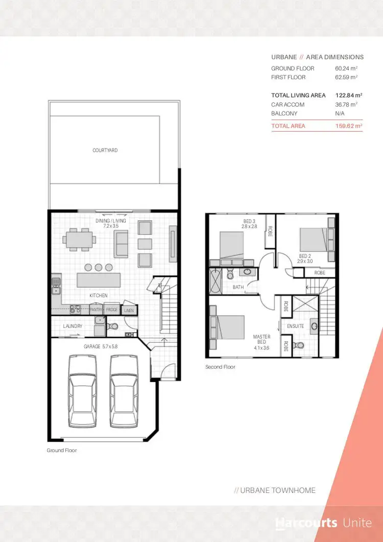 Floorplan of Homely townhouse listing, 38/1 Bowen Street, Mango Hill QLD 4509