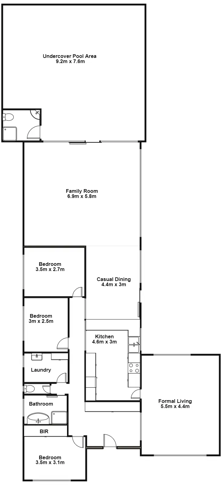 Floorplan of Homely house listing, 62 Bond Street, Port Augusta West SA 5700