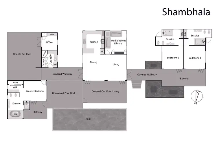 Floorplan of Homely house listing, 65 Old Forestry Road, Whyanbeel QLD 4873