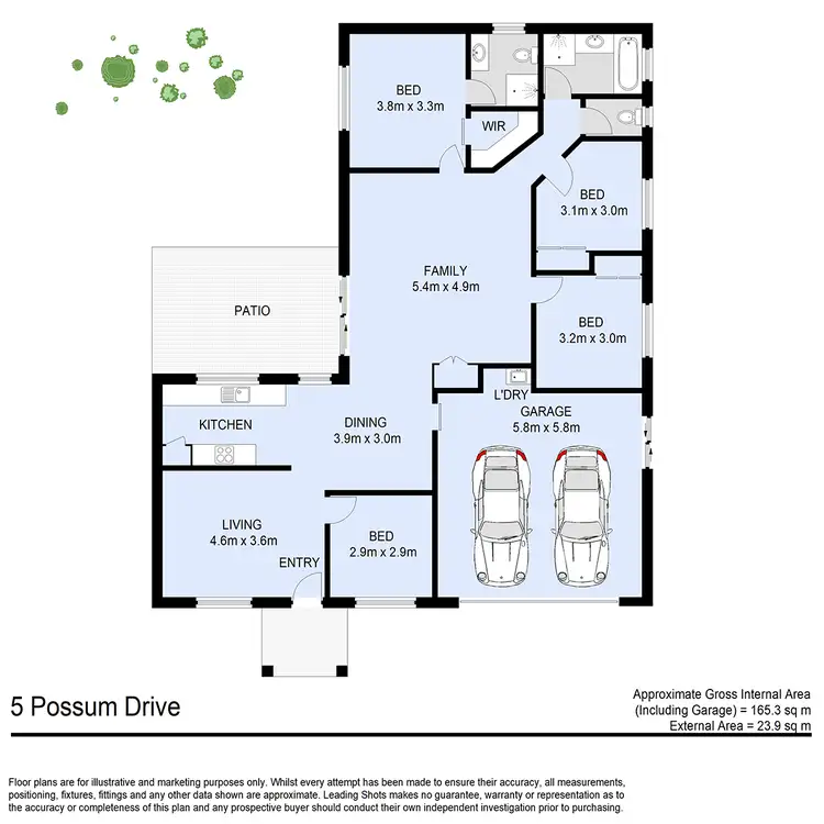 Floorplan of Homely house listing, 5 Possum Drive, Narangba QLD 4504