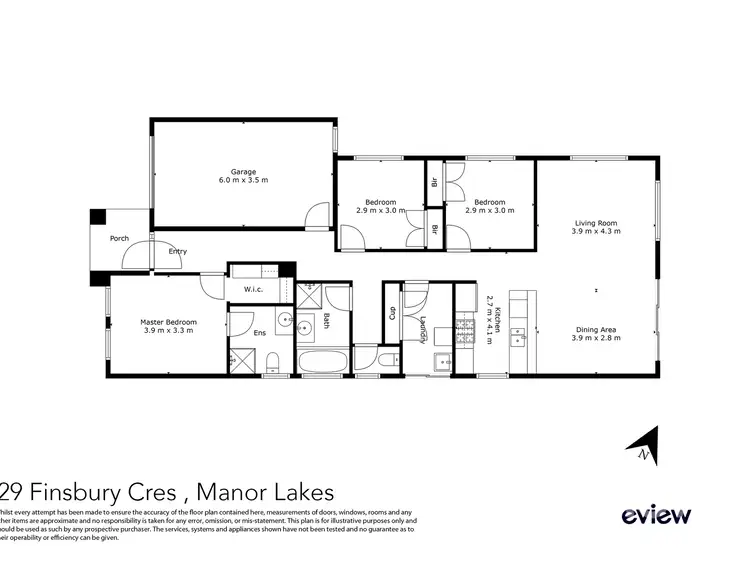 Floorplan of Homely house listing, 29 Finsbury Crescent, Manor Lakes VIC 3024