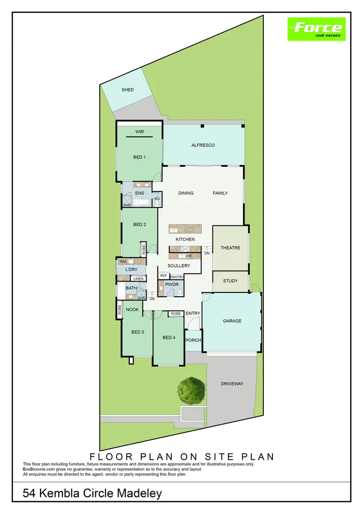 Floorplan of Homely house listing, 54 Kembla Circle, Madeley WA 6065