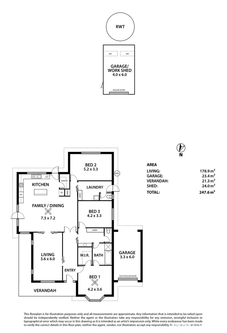 Floorplan of Homely house listing, 23B Jackson Avenue, Strathalbyn SA 5255