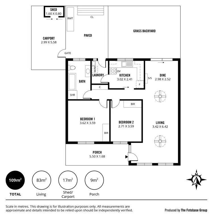Floorplan of Homely unit listing, 5/43 Annesley Avenue, Trinity Gardens SA 5068