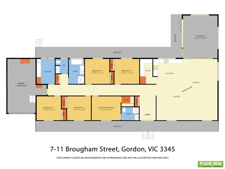 Floorplan of Homely house listing, 7-11 Brougham Street, Gordon VIC 3345