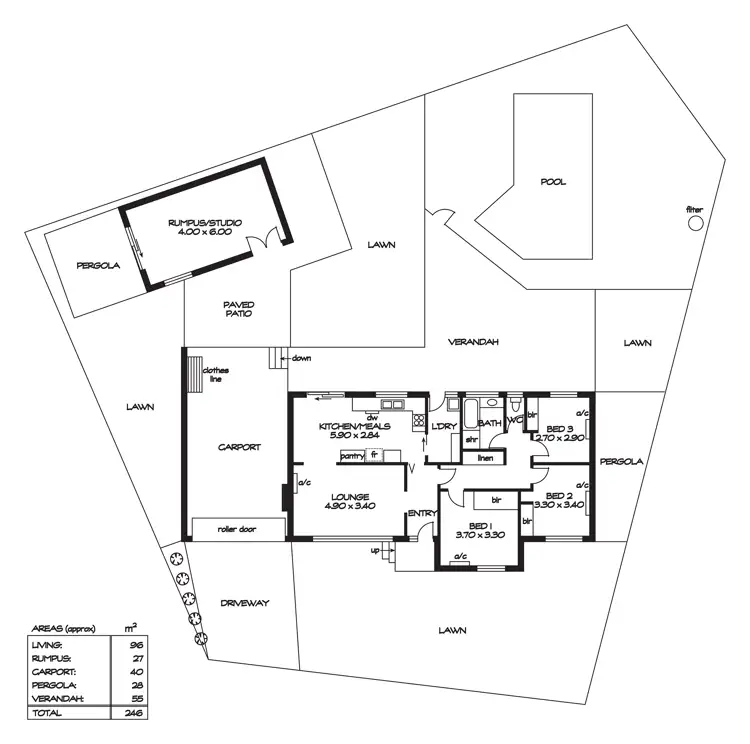 Floorplan of Homely house listing, 20 Lydia Avenue, Ingle Farm SA 5098