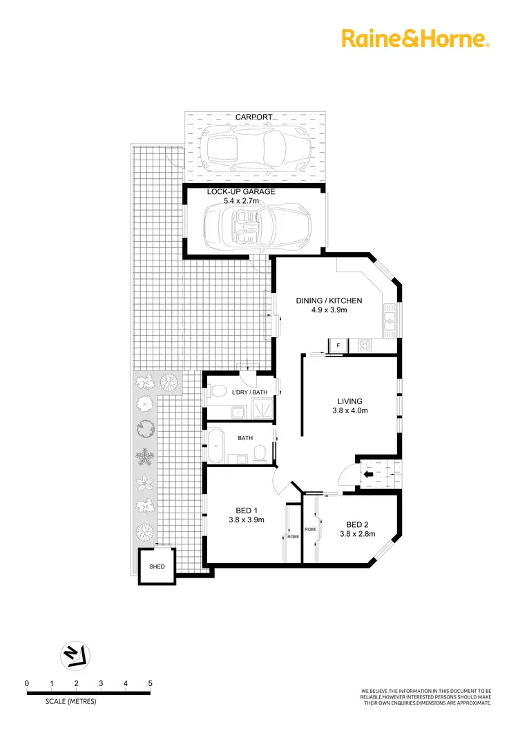 Floorplan of Homely villa listing, 2/76 Mimosa Street, Bexley NSW 2207
