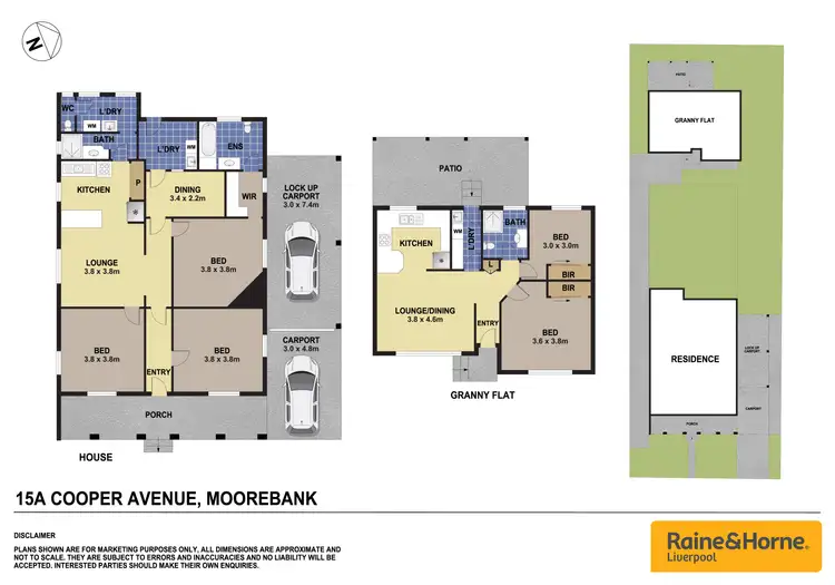 Floorplan of Homely house listing, 15A Cooper Avenue, Moorebank NSW 2170