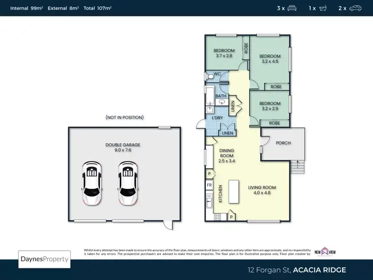 Floorplan of Homely house listing, 12 Forgan Street, Acacia Ridge QLD 4110