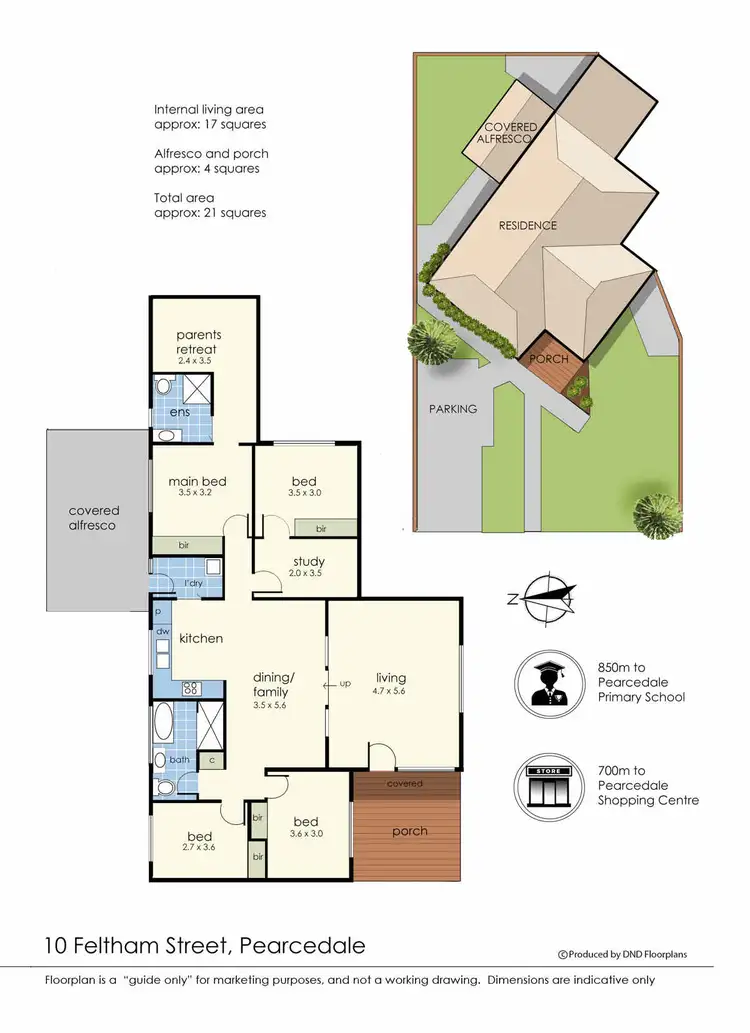 Floorplan of Homely house listing, 10 Feltham Street, Pearcedale VIC 3912
