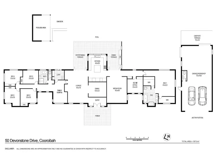 Floorplan of Homely house listing, 50 Devonstone Drive, Cooroibah QLD 4565