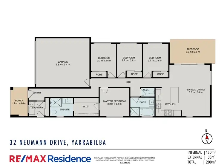 Floorplan of Homely house listing, 32 Neumann Drive, Yarrabilba QLD 4207