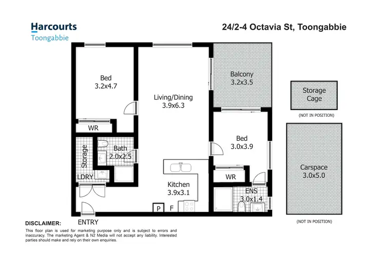Floorplan of Homely unit listing, 24/2-4 Octavia street, Toongabbie NSW 2146