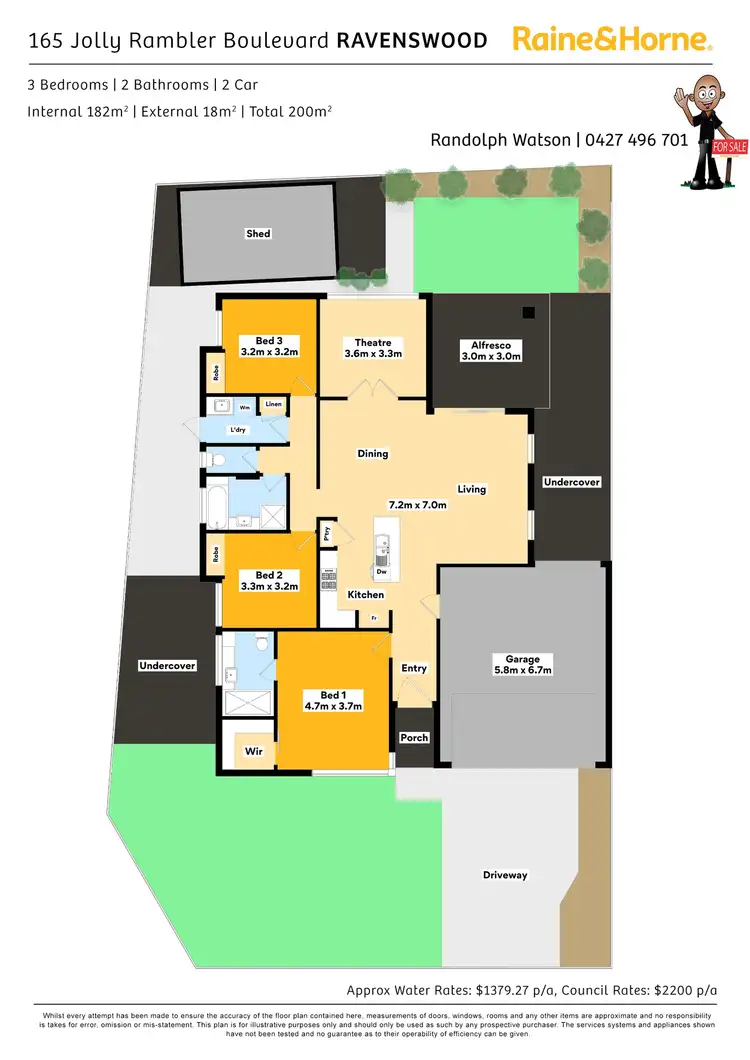 Floorplan of Homely house listing, 165 Jolly Rambler Boulevard, Ravenswood WA 6208