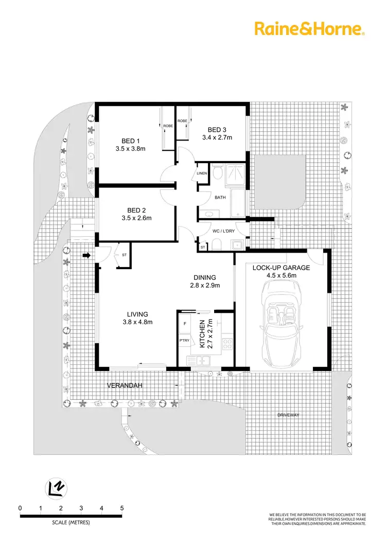 Floorplan of Homely villa listing, 1/15 Monomeeth Street, Bexley NSW 2207