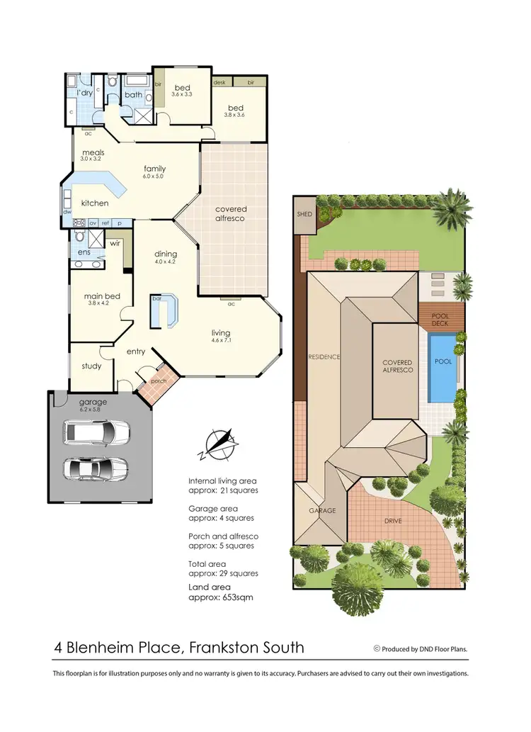 Floorplan of Homely house listing, 4 Blenheim Place, Frankston South VIC 3199