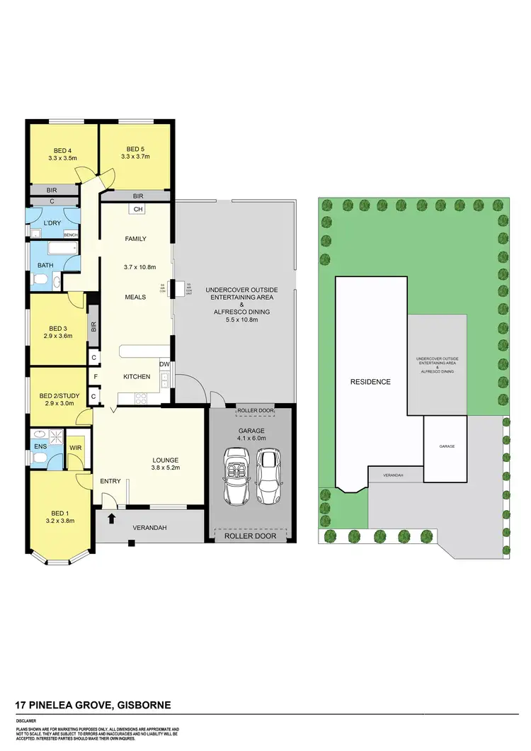 Floorplan of Homely house listing, 17 Pinelea Grove, Gisborne VIC 3437