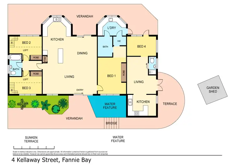 Floorplan of Homely house listing, 4 Kellaway Street, Fannie Bay NT 820