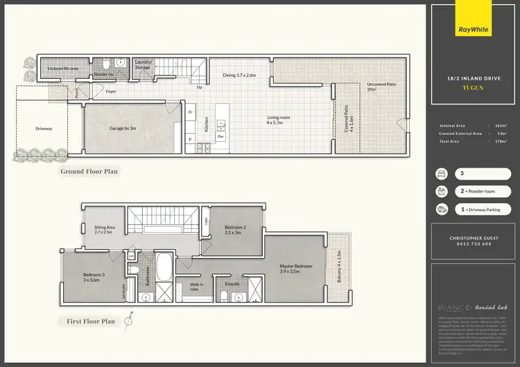 Floorplan of Homely townhouse listing, 18/2 Inland Drive, Tugun QLD 4224