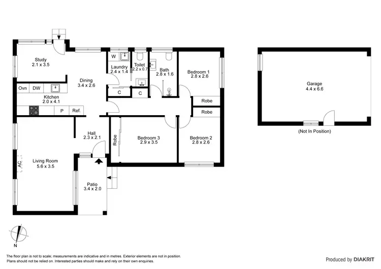 Floorplan of Homely house listing, 15 Curacoa Drive, Hastings VIC 3915