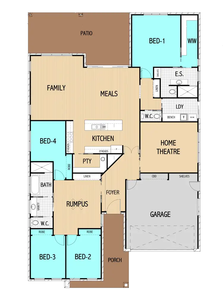 Floorplan of Homely house listing, 10 Waterway Crescent, Dubbo NSW 2830