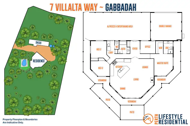 Floorplan of Homely house listing, 7 Villalta Way, Gabbadah WA 6041