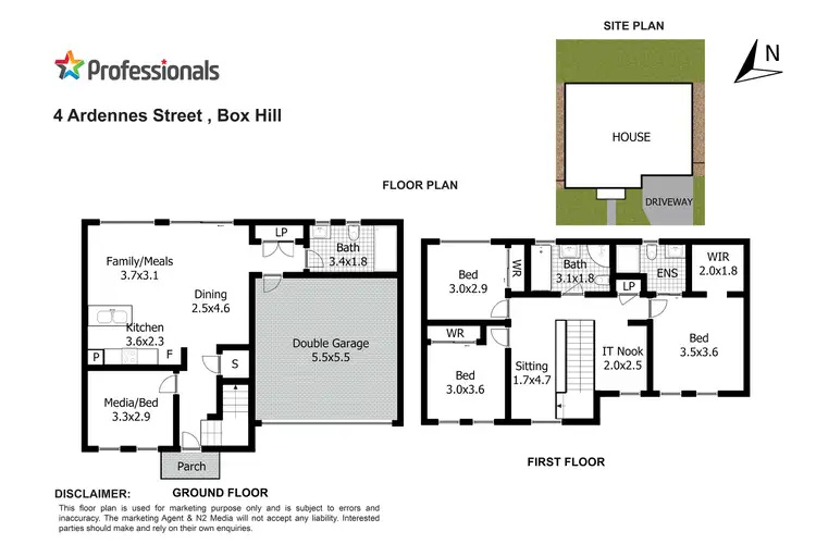 Floorplan of Homely house listing, 4 Ardennes Street, Box Hill NSW 2765