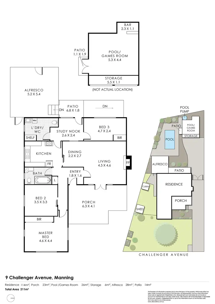 Floorplan of Homely house listing, 9 Challenger Avenue, Manning WA 6152