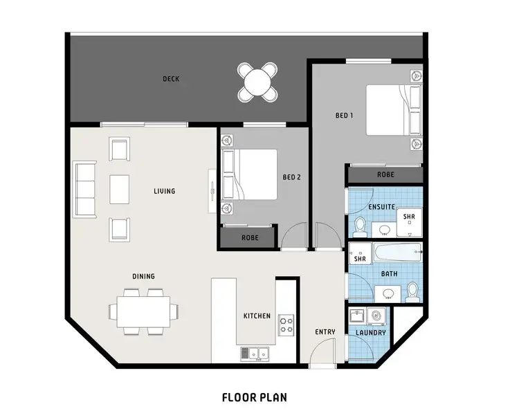 Floorplan of Homely apartment listing, 3/10 Hermitage Drive, Airlie Beach QLD 4802