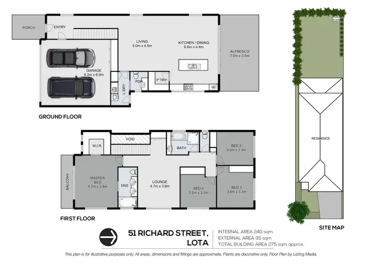 Floorplan of Homely house listing, 51 Richard Street, Lota QLD 4179