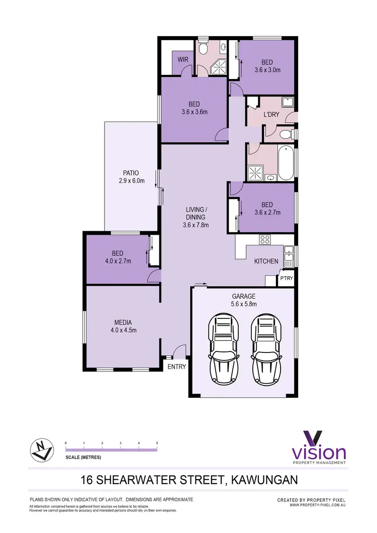 Floorplan of Homely house listing, 16 Shearwater Street, Kawungan QLD 4655