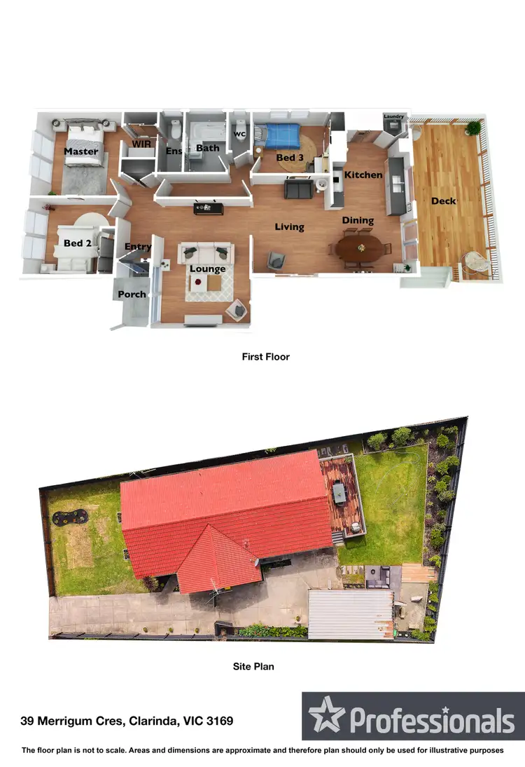 Floorplan of Homely house listing, 39 Merrigum Crescent, Clarinda VIC 3169
