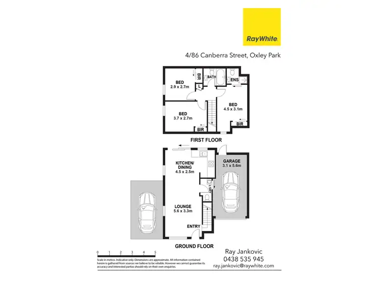Floorplan of Homely townhouse listing, 4/86 Canberra Street, Oxley Park NSW 2760