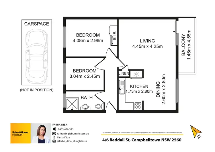 Floorplan of Homely unit listing, 4/6 Reddall Street, Campbelltown NSW 2560