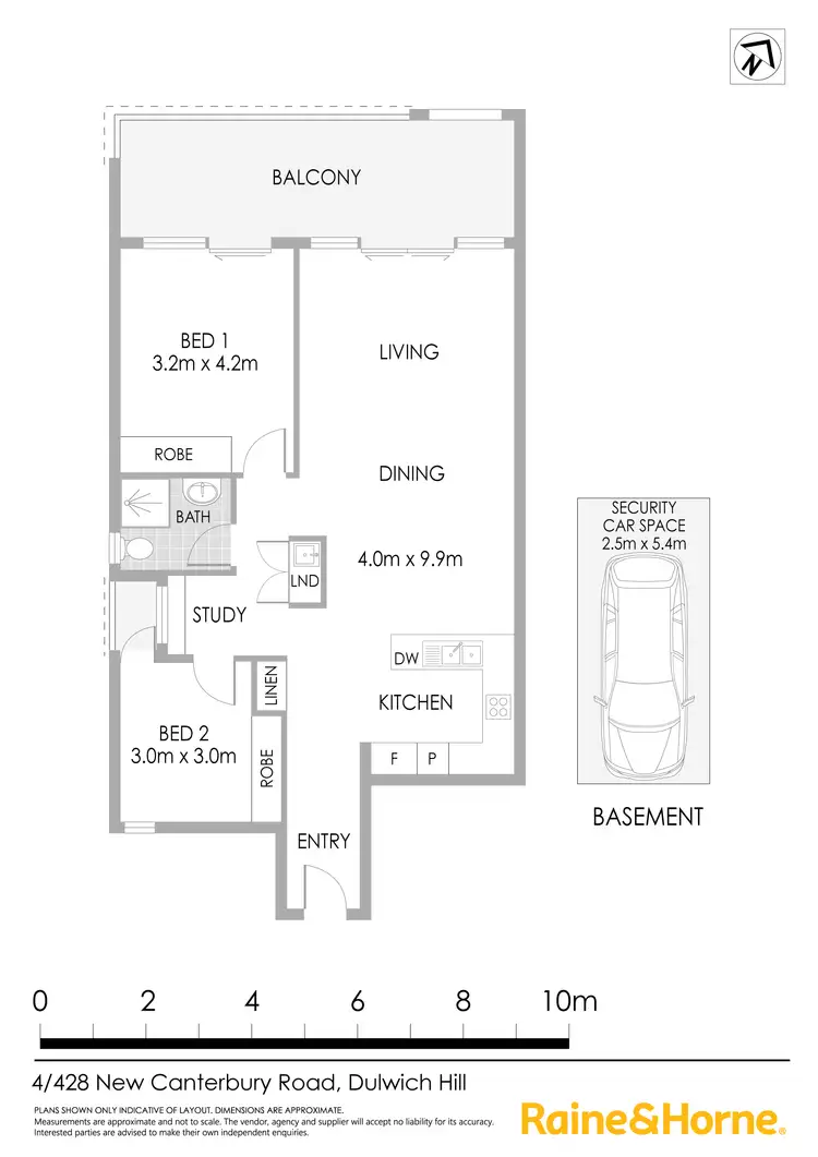 Floorplan of Homely unit listing, 4/428-432 New Canterbury Road, Dulwich Hill NSW 2203