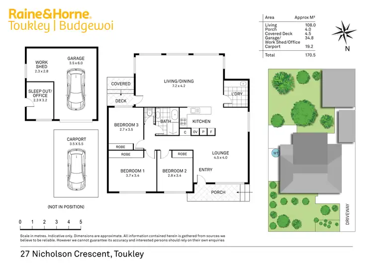 Floorplan of Homely house listing, 27 Nicholson Crescent, Toukley NSW 2263