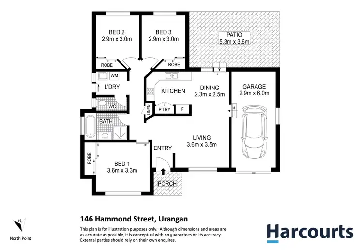 Floorplan of Homely house listing, 146 Hammond Street, Urangan QLD 4655