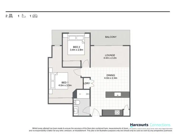 Floorplan of Homely unit listing, Address available on request