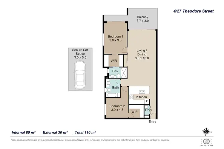 Floorplan of Homely apartment listing, 4/27 Theodore Street, Stafford QLD 4053