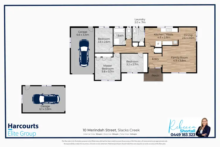 Floorplan of Homely house listing, 10 Merindah Street, Slacks Creek QLD 4127