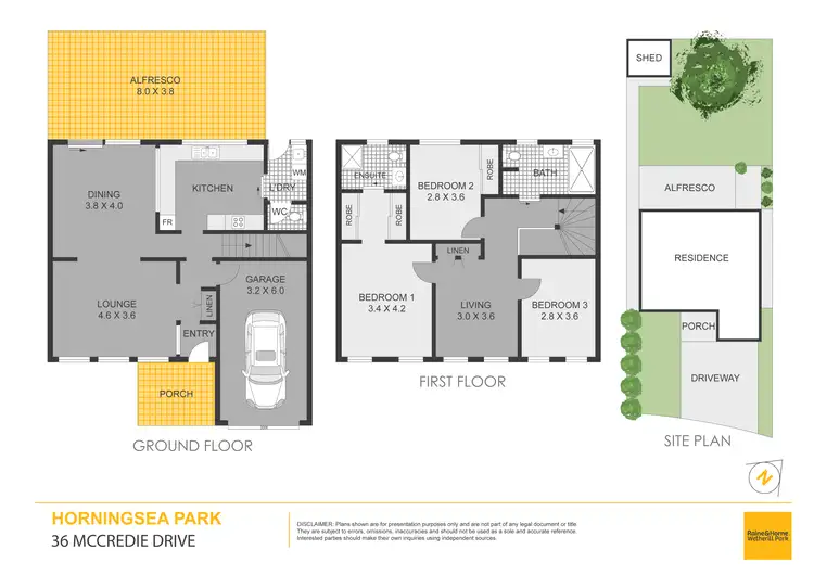 Floorplan of Homely house listing, 36 Mccredie Drive, Horningsea Park NSW 2171