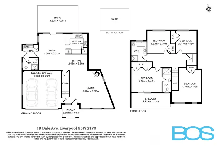 Floorplan of Homely house listing, 1B Dale Avenue, Liverpool NSW 2170