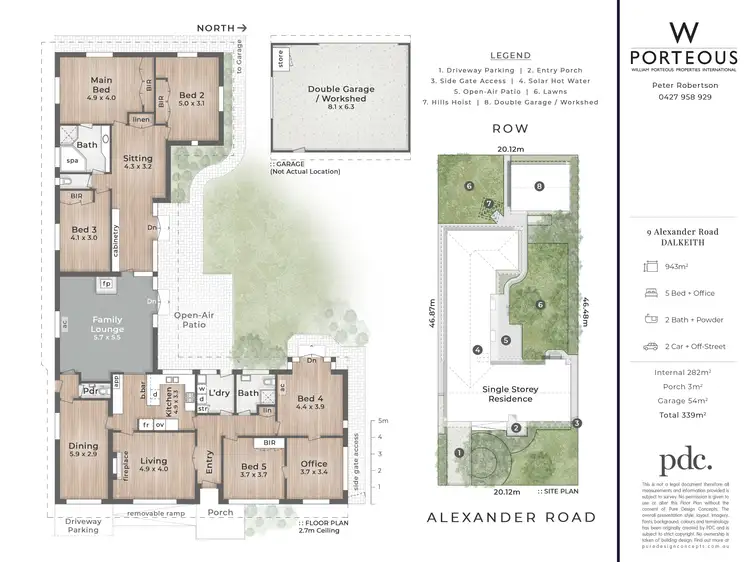 Floorplan of Homely house listing, 9 Alexander Road, Dalkeith WA 6009