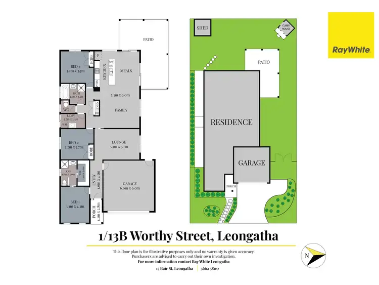 Floorplan of Homely house listing, 1/13B Worthy Street, Leongatha VIC 3953