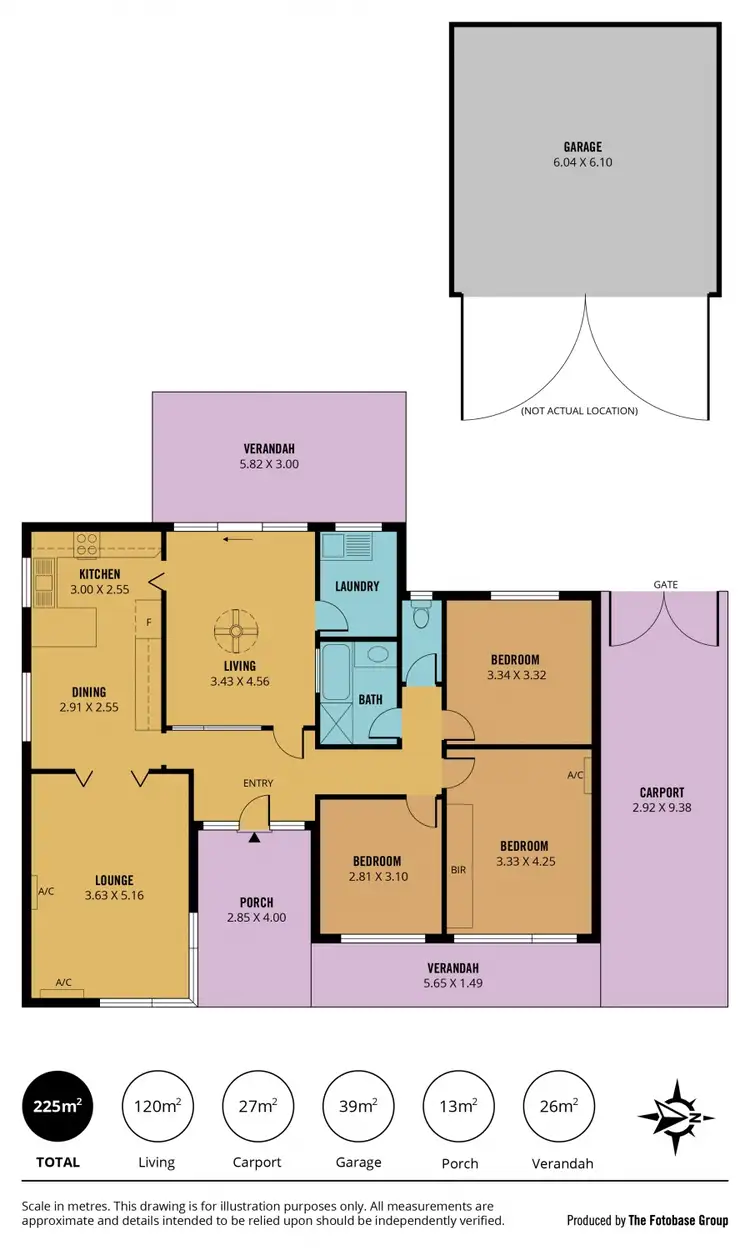 Floorplan of Homely house listing, 19 Panorama Crescent, Reynella SA 5161