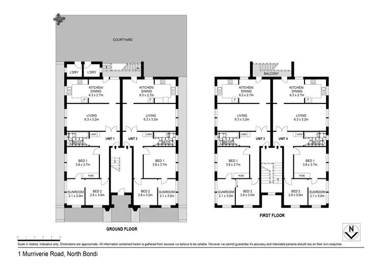 Floorplan of Homely block of units listing, 1 Murriverie Road, North Bondi NSW 2026