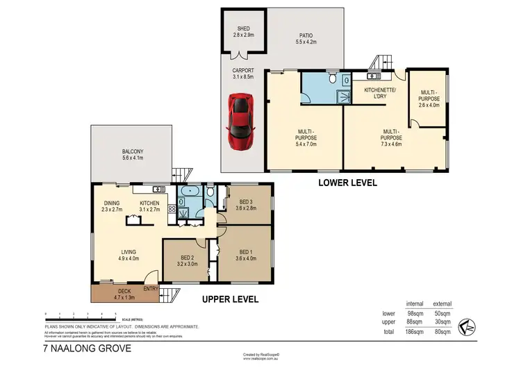 Floorplan of Homely house listing, 7 Naalong Grove, Ferny Hills QLD 4055