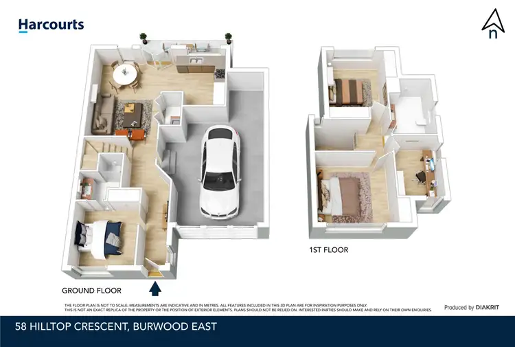Floorplan of Homely house listing, 58 Hilltop Crescent, Burwood East VIC 3151