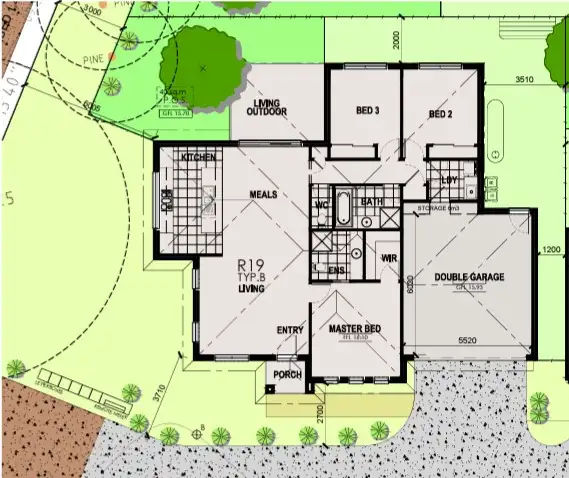 Floorplan of Homely house listing, 22 Sunflower Circuit, Carrum Downs VIC 3201