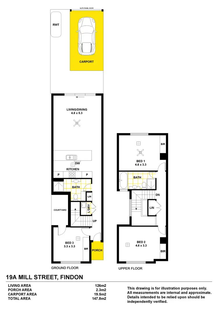 Floorplan of Homely house listing, 19A Mill Street, Findon SA 5023